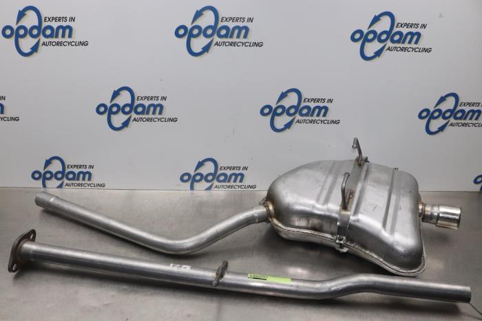 Exhaust rear silencer from a Mini ONE 2001