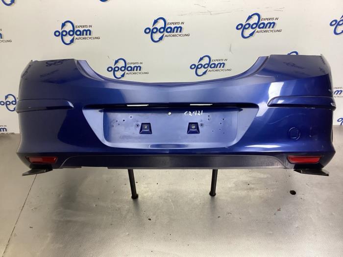 Rear bumper from a Opel Astra H GTC (L08) 1.6 16V Twinport 2005
