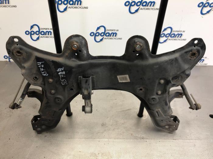 HEAVY DUTY REAR AXLE SUBFRAME FOR FORD KA 08-16 FIAT 500 4MM THICKER METAL main image 0