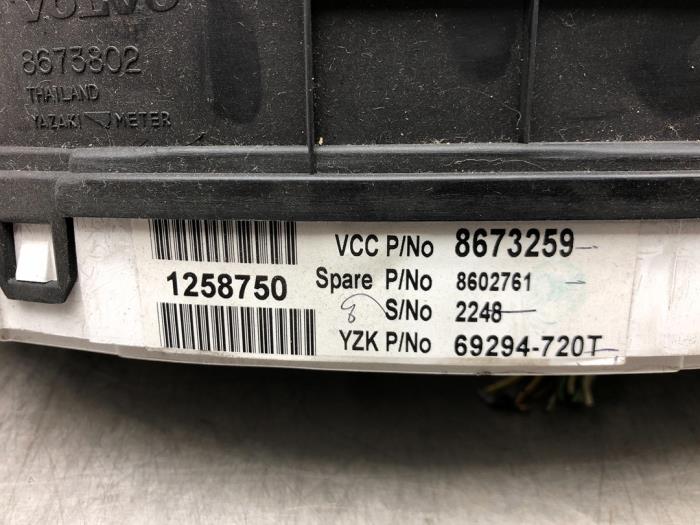 Cuentakilómetros de un Volvo S80 (TR/TS) 2.4 SE 20V 170 2004