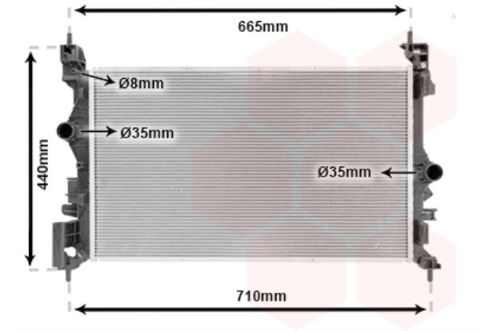 Neuf Radiateur Opel Corsa Prix € 110,00 Prix TTC proposé par Gebr Opdam B.V.