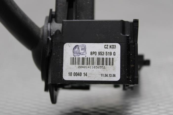 Wiper switch from a Audi A3 Cabriolet (8P7) 1.8 TFSI 16V 2011