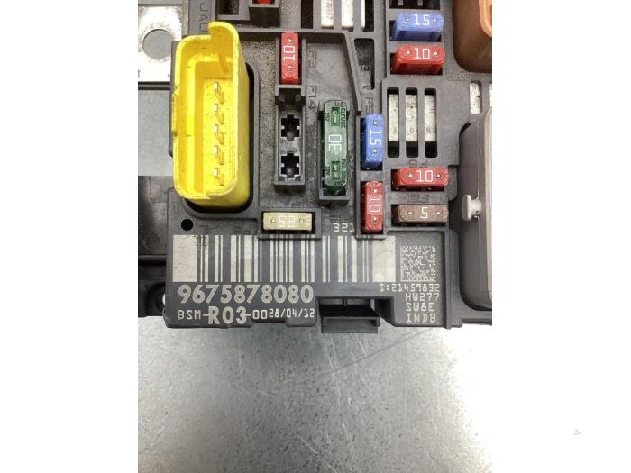 Fuse box Fiat Scudo 2.0 D Multijet - 9675878080 DELPHI