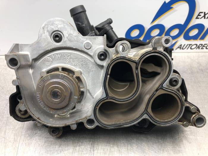 Water pump from a Volkswagen Polo V (6R) 1.0 TSI 12V BlueMotion 2016