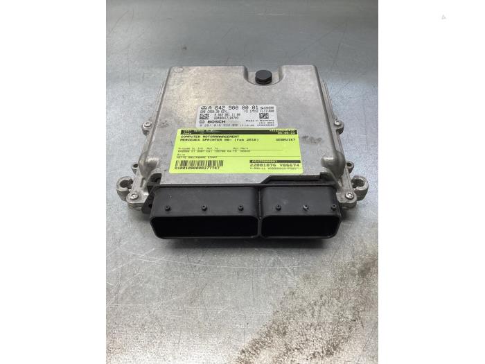 Engine management computer Mercedes Sprinter 3,5t 319 CDI V6 24V