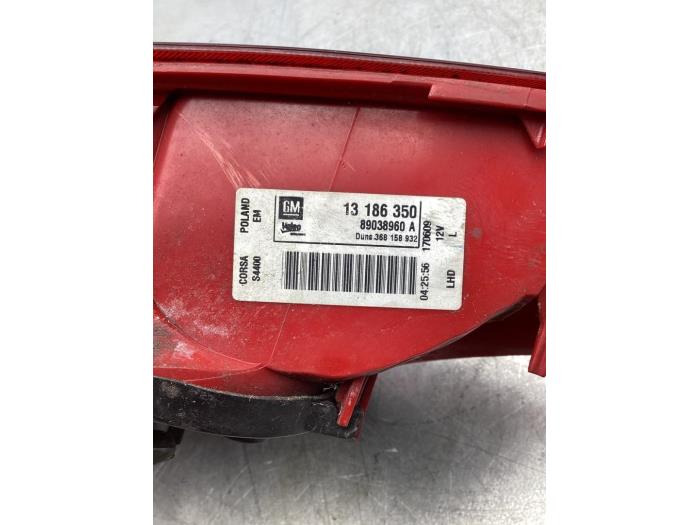 Taillight, left from a Opel Corsa D 1.0 2009