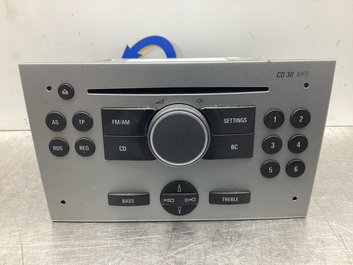 Radio Opel Meriva 1.6 16V - 453116246 BLAUPUNKT - Gebr Opdam B.V.