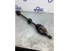 Front drive shaft, right from a Toyota Prius (NHW20), 2003 / 2009 1.5 16V, Liftback, Electric Petrol, 1.497cc, 82kW (111pk), FWD, 1NZFXE, 2003-09 / 2009-12, NHW20 2006