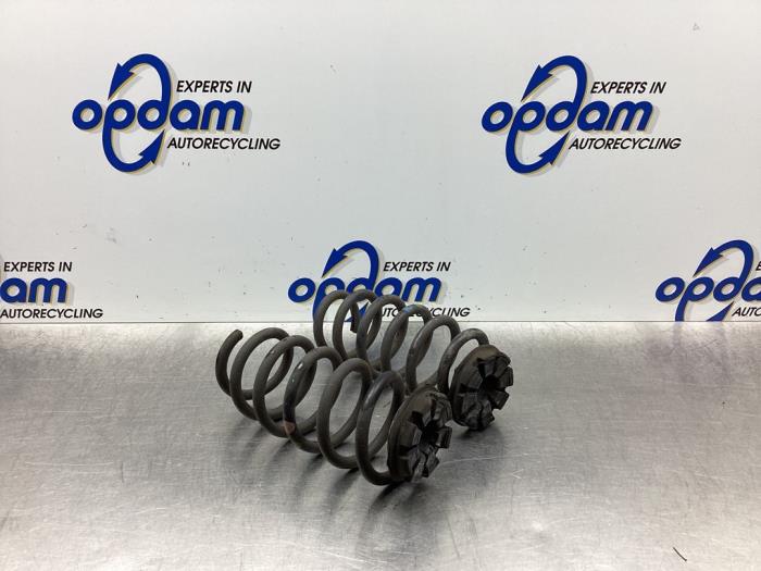 Rear coil spring from a Renault Clio IV (5R) 0.9 Energy TCE 90 12V 2013