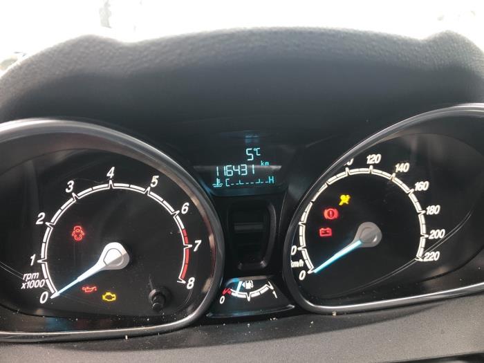 Cuentakilómetros de un Ford Fiesta 6 (JA8) 1.0 EcoBoost 12V 125 2014