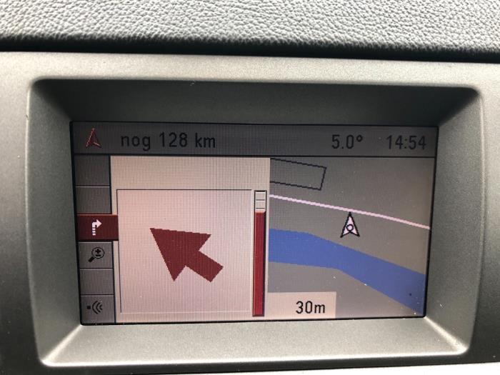 Navigation display from a Opel Vectra C GTS 2.2 DIG 16V 2006