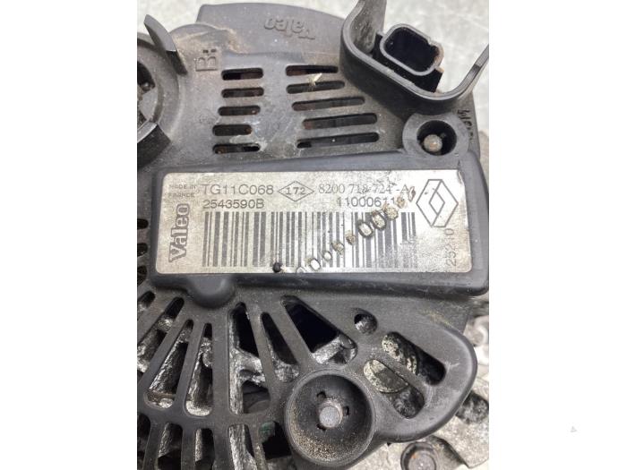 Dynamo from a Renault Clio III Estate/Grandtour (KR) 1.2 16V TCE 100 2010