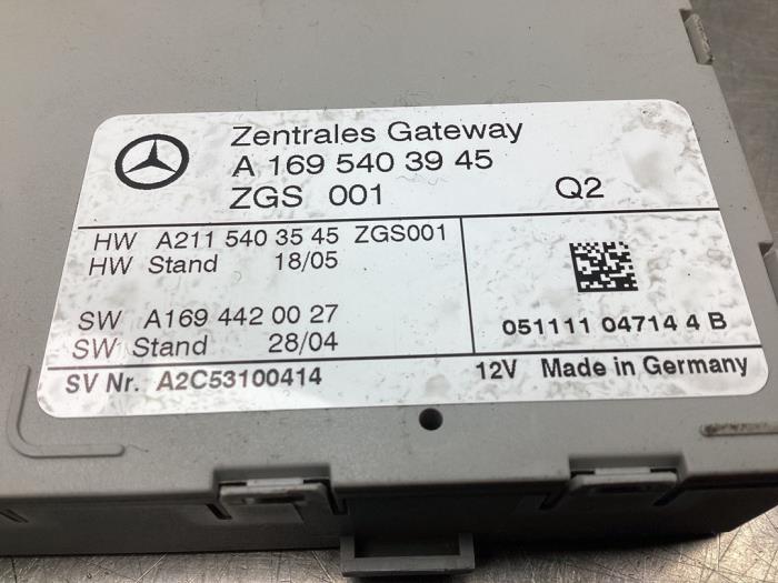 Gateway module Mercedes A 1.5 A-150 5-Drs. - ZGS001 MERCEDES