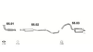 New Exhaust rear silencer Jaguar X-Type Price € 75,00 Inclusive VAT offered by Gebr Opdam B.V.