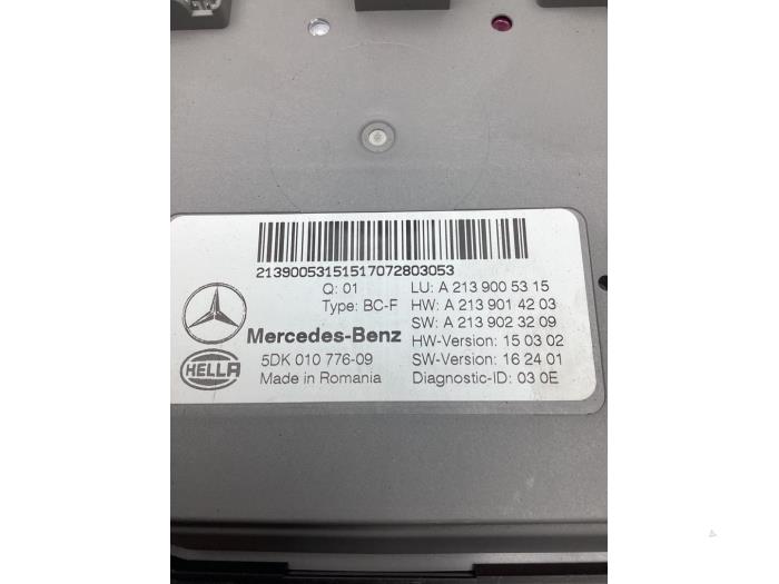 Ordenador body control de un Mercedes-Benz E (R238) E-200 2.0 Turbo 16V 2017