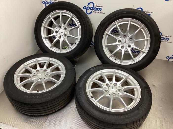 Sport rims set + tires Mercedes SLK 2.3 230 K 16V - A2034016202 Alloy RONAL