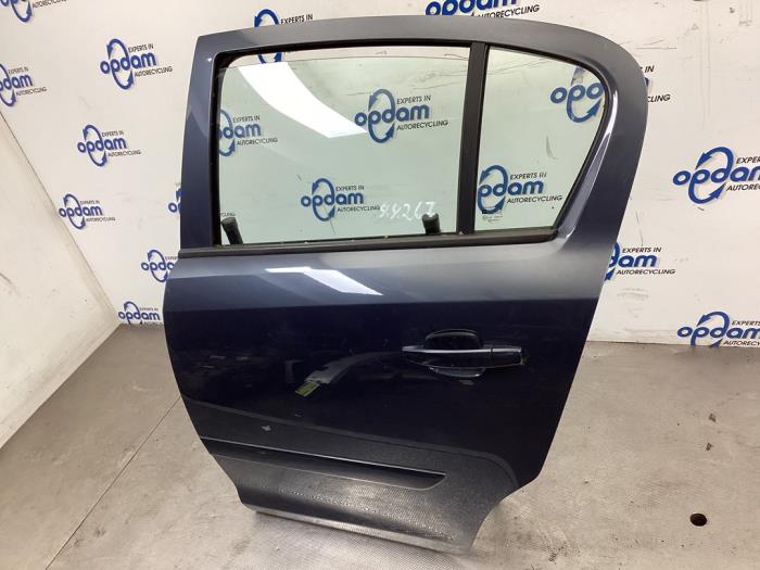 Rear door 4-door, left Opel Corsa D 1.3 CDTi 16V ecoFLEX Z168 4XU ...