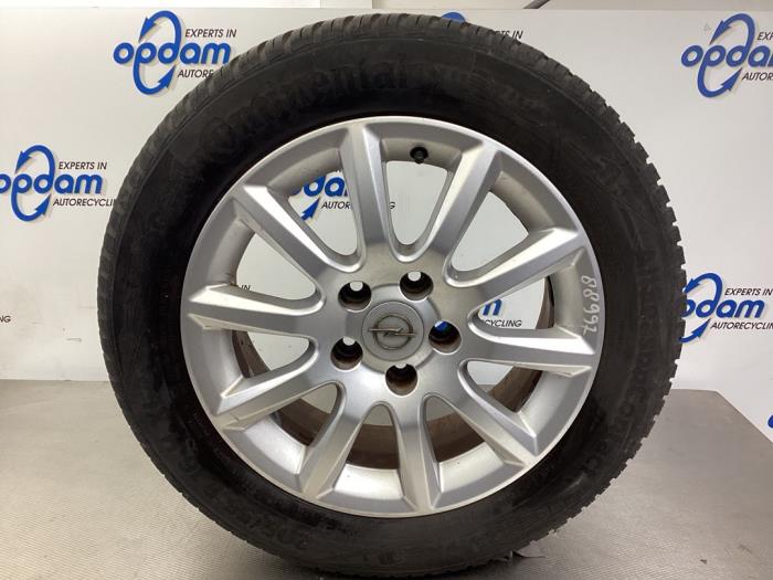 Sport rims set + tires from a Opel Astra H (L48) 1.6 16V 2007