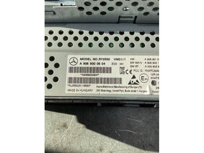 Display Multi Media control unit Mercedes Sprinter 3,5t 314 CDI 16V ...