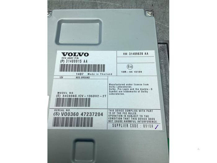 Radio amplifier Volvo V40 2.0 D4 16V - 31409915 DOLBY