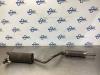 Exhaust central + rear silencer from a Volkswagen Polo V (6R), 2009 / 2017 1.0 TSI 12V BlueMotion, Hatchback, Petrol, 999cc, 70kW (95pk), FWD, CHZB, 2014-11 / 2017-10 2017
