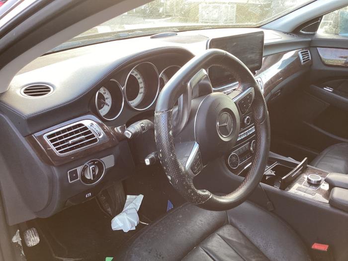 Juego y módulo de airbag de un Mercedes-Benz CLS Shooting Brake (X218) 350 CDI BlueTEC, 350 d 3.0 V6 24V 2015