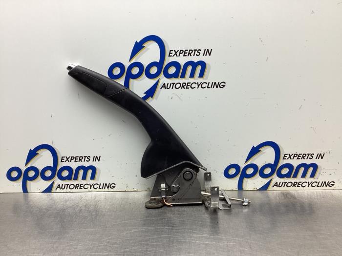 Parking brake lever from a Renault Clio IV (5R) 1.5 Energy dCi 90 FAP 2014
