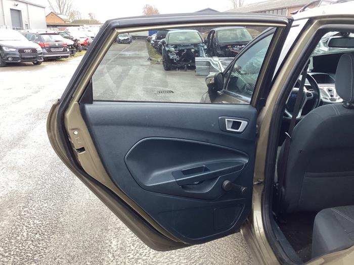 Rear door 4-door, left from a Ford Fiesta 6 (JA8) 1.6 TDCi 16V ECOnetic 2012