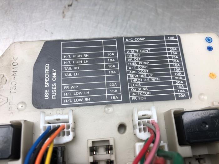 Fuse box from a Nissan Note (E11) 1.4 16V 2008
