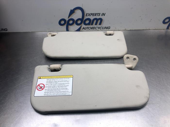 Pare-Soleil Intérieur Hyundai I10 2007-2019 - Gauche Droite Avec Miroir - Protection Anti-Éblouissement