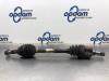 Front drive shaft, left from a Ford Fiesta 6 (JA8), 2008 / 2017 1.25 16V, Hatchback, Petrol, 1.242cc, 60kW (82pk), FWD, SNJA, 2008-06 / 2017-04 2009