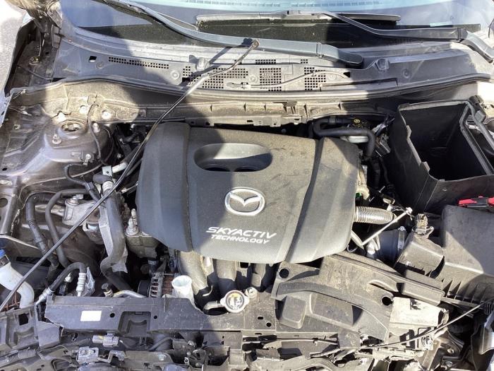Getriebe Mazda 2 (DJ/DL), 2014 1.5 SkyActiv-G 90, Fließheck, Benzin, 1.496cc, 66kW (90pk), FWD, P5Y6; P5Y5; P5Y8; P5X0; P5X2, 2014-08, DJ6H5; DJ16H5; DJ16HD (Gebraucht)