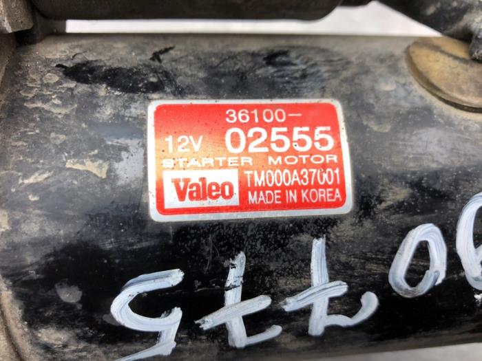 Startmotor från en Hyundai i10 (F5) 1.1i 12V 2009