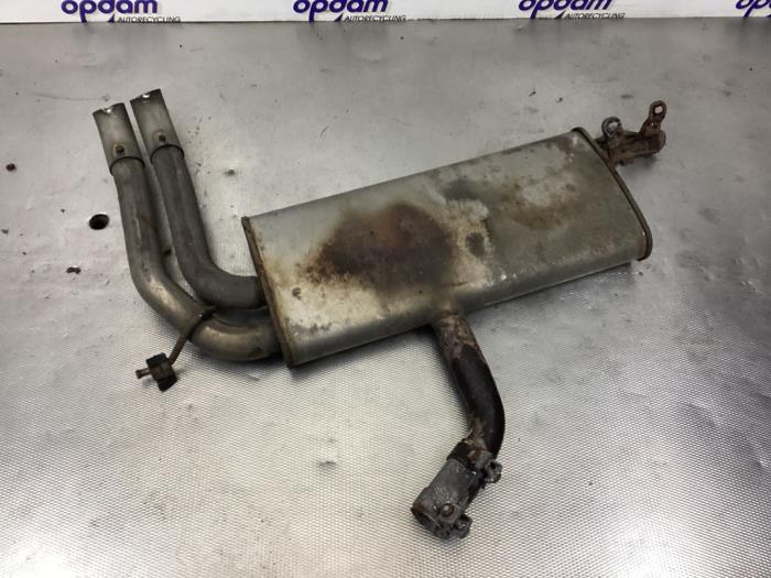 Auspuff Enddämpfer van een Seat Altea XL (5P5) 1.4 TSI 16V 2009