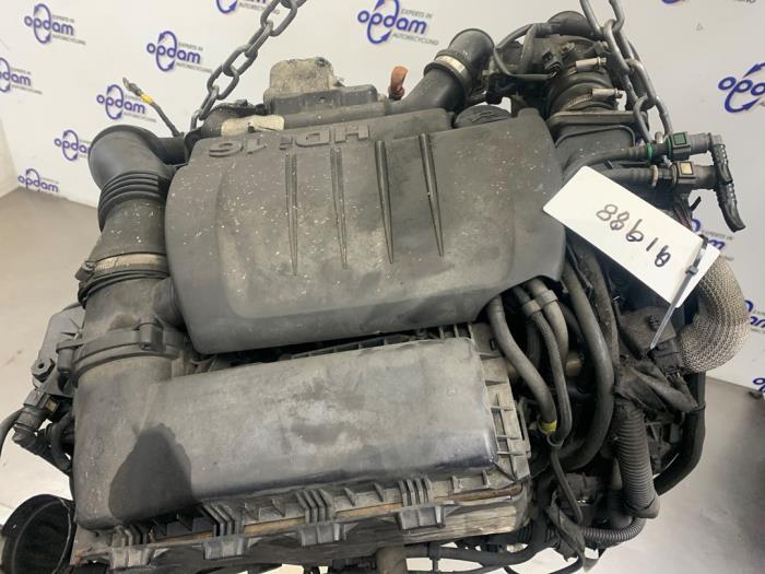 Motor van een Peugeot Partner (GC/GF/GG/GJ/GK) 1.6 HDI 75 16V 2009