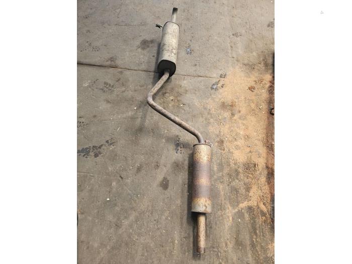 Ligne D'échappement Complète Pour Skoda Fabia 1.9 SDI/TDI - Kit De Montage, Acier Aluminié