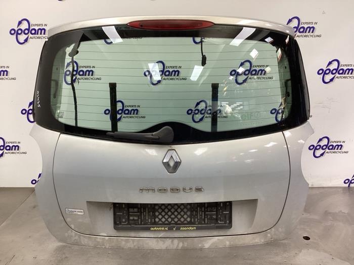Używane Tylna klapa Renault Modus/Grand Modus (JP) 1.6 16V Cena € 175,00 Procedura marży oferowane przez Gebr Opdam B.V.