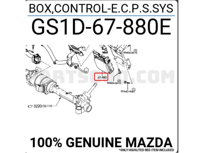 Used Power steering computer Mazda 6 SportBreak (GH19/GHA9) 2.0i 16V S-VT Price € 75,00 Margin scheme offered by Gebr Opdam B.V.