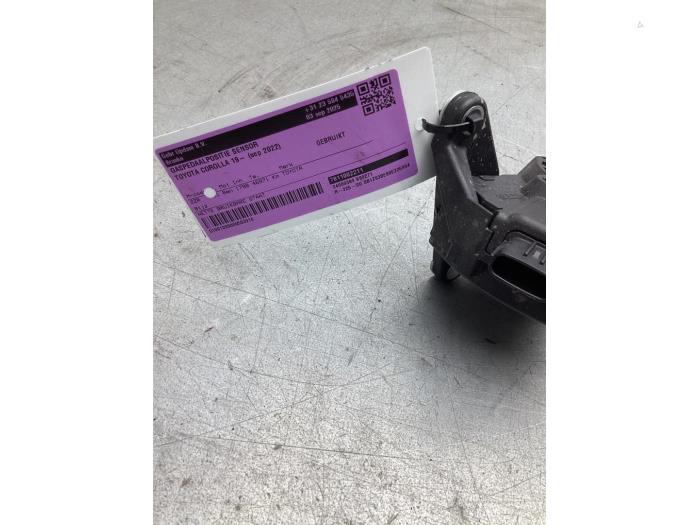 Begagnade Gaspedalsensor Toyota Corolla Touring Sport (E21/EH1) 1.8 16V Hybrid Pris € 50,00 Marginaltabell erbjuds av Gebr Opdam B.V.