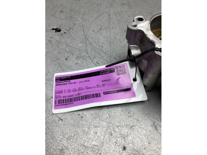 Usagé Boitier papillon Mercedes Vito (639.6) 3.0 120 CDI V6 24V Prix € 50,00 Règlement à la marge proposé par Gebr Opdam B.V.