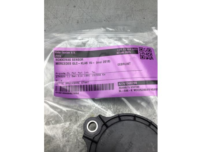 Begagnade Kamaxelsensor Mercedes GLC (X253) 2.0 350 e 16V 4-Matic Pris € 15,00 Marginaltabell erbjuds av Gebr Opdam B.V.