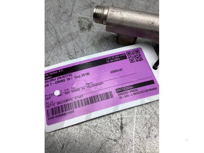 Usagé Système d'injection Volkswagen T-Cross 1.0 TSI 115 12V Prix € 75,00 Règlement à la marge proposé par Gebr Opdam B.V.