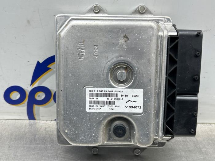 Used Engine management computer Fiat 500 (312) 0.9 TwinAir 60 Price € 150,00 Margin scheme offered by Gebr Opdam B.V.
