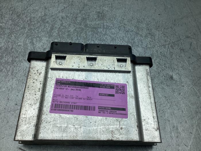 Engine management computer from a Volkswagen Golf VII (AUA) 1.2 TSI 16V 2016