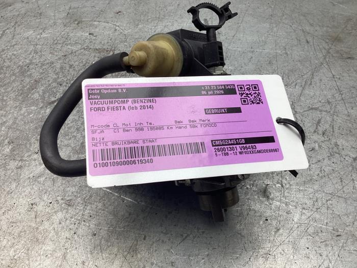Usagé Pompe à vide (essence) Ford Fiesta 6 (JA8) 1.0 EcoBoost 12V 100 Prix € 75,00 Règlement à la marge proposé par Gebr Opdam B.V.