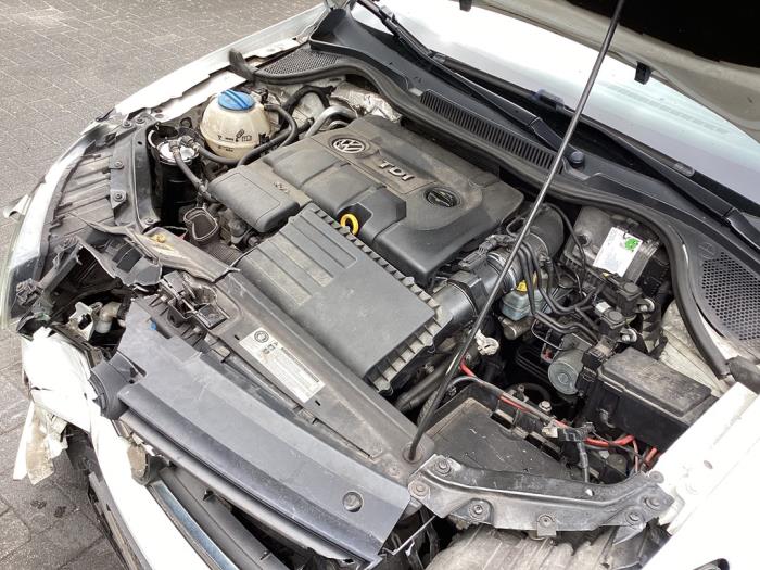 Engine from a Volkswagen Polo V (6R) 1.4 TDI DPF BlueMotion technology 2015
