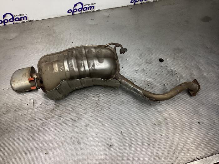 Rear silencer
