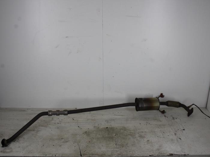 Exhaust middle silencer from a Kia Picanto (TA) 1.0 12V 2012