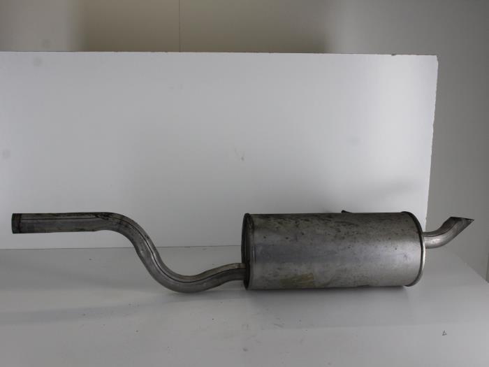 Exhaust rear silencer from a Renault Clio II Societe (SB) 1.9D 2001