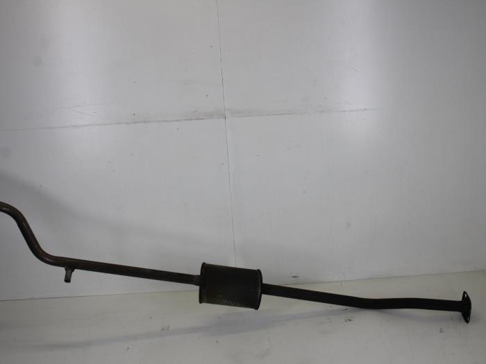 Exhaust central + rear silencer from a Renault Clio III (BR/CR) 1.2 16V TCe 100 2009